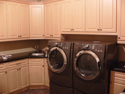 laundry room cabinets with sink